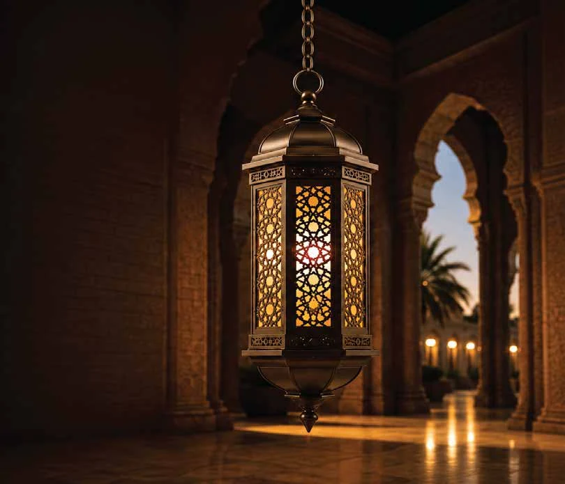 Islamic aluminium lantern