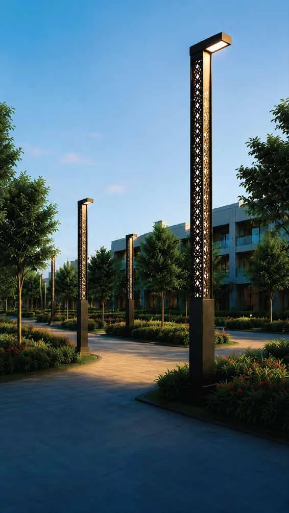 Smart Islamic lighting pole