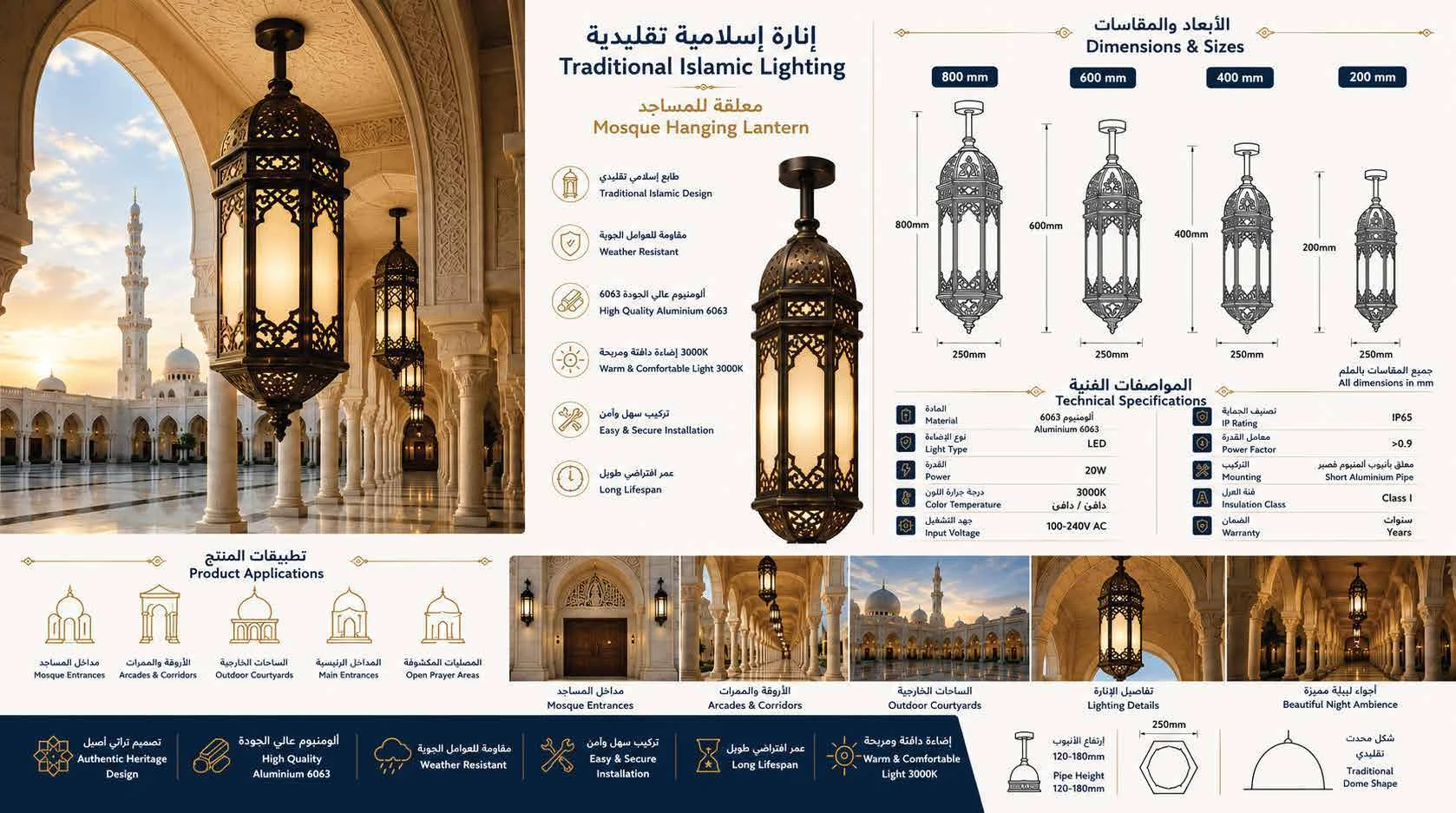 Traditional Islamic lighting